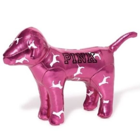 PINK Victoria's Secret Other - VS PINK Dog Metallic Pink National Puppy Day NEW